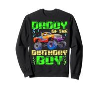 Daddy of The Birthday Boy Monster Truck Bday Celebraciones Sudadera