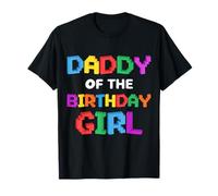 Daddy of The Birthday Girl Master Builder Ladrillos Bloques Camiseta