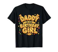 Daddy of The Birthday Girl Pizza Party Theme Camiseta