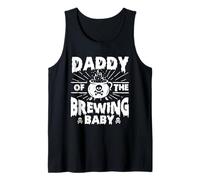 Daddy of The Brewing Baby - Anuncio de Embarazo de Halloween Camiseta sin Mangas