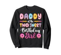 Daddy of The Two Sweet Birthday Girl Donut 2º cumpleaños Sudadera