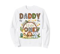 Daddy of The Wild One 1er Cumpleaños Niño Safari Jungle Sudadera