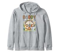 Daddy of The Wild One 1er Cumpleaños Niño Safari Jungle Sudadera con Capucha