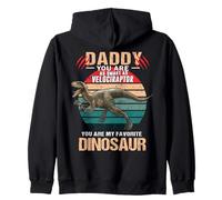 Daddy You Are As Smart As Velociraptor Dinosaur Fathers Day Sudadera con Capucha