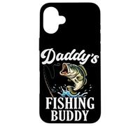 Daddy'S Fishing Buddy Funny Cita Fisherman Papa Boys Girls Carcasa para iPhone 16 Plus