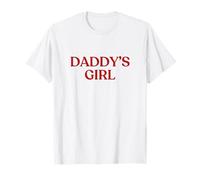 Daddy'S Girl Shirt Y2K Aesthetic Trendy Camiseta