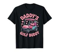 Daddy's Golf Buddy Cute Family Golfer Sport Fan Tee Matching Camiseta