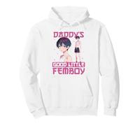 Daddy'S Good Little Femboy Anime Boy Estética Sudadera con Capucha