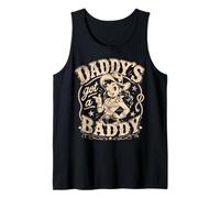 Daddy'S Got A Baddie Funny Retro Cowgirl Western Camiseta sin Mangas