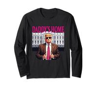 Daddy'S Home Pink President Donald Trump White House Manga Larga