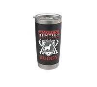 Daddy's Hunting Buddy Hunter Life Adventure Nature Lover Vaso térmico de acero inoxidable de doble pared