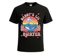 Daddy's Lil Squirter - Camiseta divertida para hombre, Estampado en T negro y blanco, 3XL