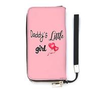 Daddys Little Girl - Cartera delgada para mujer, bolso largo, bonito bolso de mano, tarjetero
