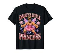 Daddy'S Little Princess Buff Gym Dad es Divertido Camiseta