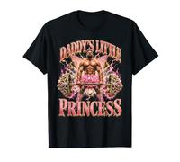 Daddy'S Little Princess Deadlift Gym Dad Divertido Camiseta