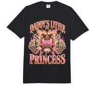 Daddy'S Little Princess Deadlift Gym Dad Divertido Comfort Colors Adult Heavyweight T-Shirt