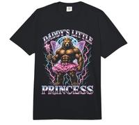 Daddy'S Little Princess Muscle Bear Gym Dad Comfort Colors Adult Heavyweight T-Shirt