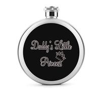 Daddy's Little Princess - Petaca portátil para licor, botella de vino de acero inoxidable
