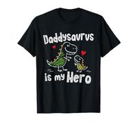 Daddysaurus es mi héroe, Lindo Doodle para niños, papá, Amantes de los Dinosaurios Camiseta