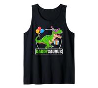 Daddysaurus T-Rex Dinosaur Dad Saurus Family Matching Camiseta sin Mangas