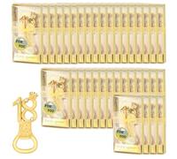 DADEA 36 Abrebotellas Número 18 Dorado, Recuerdos de Fiesta de Cumpleaños Número 18, Abridor de Botellas de Metal, Abridor de Botellas único, Práctico Y Portátil, Regalos de Cumpleaños(36pcs)