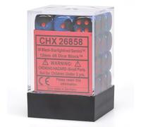 Dadi D6 Gemini Black Starlight w/Red (36) (Importación USA)