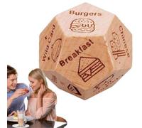 Dadi di Coppia per Appuntamenti, Gioco in Legno per Adulti con Idee per Date, Regalo Romantico per Anniversario di Matrimonio e Fidanzato (A 1 unidad)