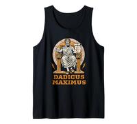 Dadicus Maximus Funny Romana Mitología Día del Padre Broma Camiseta sin Mangas