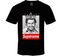 DADIE Superame Pablo Escobar Hip Hop Reggaeton Regueton Narco Capo Trap T Tshirts Camisetas y Tops Black(Large)