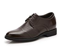 DADIJIER Zapatos De Elevador De Altura Creciente De Cuero De La PU De Los Hombres De 6 CM Taller Classic Lace Up De Negocios Oxfords (Plantilla Extraíble) Fashing Sneak
