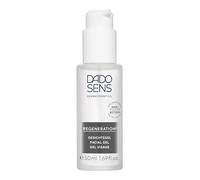 DADO SENS Gel facial regenerador E (50 ml) - Serum facial fortalecedor e hidratante, para pieles sensibles, cuidado facial antienvejecimiento, con ectoína y NAD+ Booster, vegano