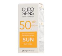 DADO SENS SUN STICK SPF 50 (26 g) | Alta protección UV y celular para pieles sensibles | SPF 50 para puente nasal, mejillas y hombros | resistente al agua y sin blanqueos | para pieles sensibles al