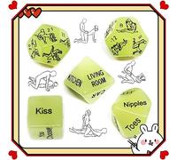 ̶ ̶ ̶ ̶ ̶ ̶ ̶ ̶ ̶ Dado Verde Llama Verde, Regalos para Parejas Juego De Dados para Eventos O Deportes San Valentin