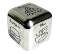 Dados alimenticios para parejas, dados de decisión alimentaria - Date Night Parejas Juegos de dados Qué para cenar - Dados de comida Decisor de comida Idea romántica para la noche de San Valentín Año