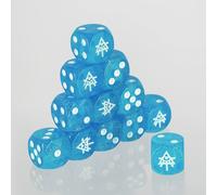 Dados azul glitter para jugar Aeldari