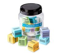 Dados con cuadrículas de Diez Casillas de Learning Resources (Set de 12)