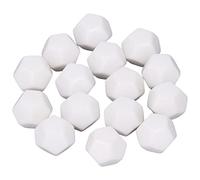 Dados de 12 Caras, 30 Piezas Blancos 2,2 cm para Escritura Creativa y Educación DIY, Kit Poliédrico para Profesores Estudiantes Hogar Juegos de Mesa Clases Escolares Talleres