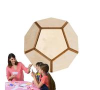 Dados de 12 caras de madera - Juego de decisión con dados poliédricos, juego de mesa que ayuda a elegir para viajes, hogar, chimeneas, salidas y estudios