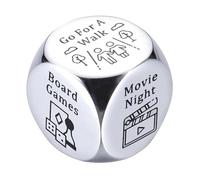 Dados de acero para citas nocturnas para pareja añaden emoción a tus citas, regalo de cumpleaños, fortalecimiento de relaciones