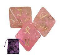 Dados de astrología, juego de dados de runas - Dados de predicción de aprendizaje de astrología de 8 caras para adultos | Exquisitos dados de runas poliédricas con bolsa con cordón para juegos de mesa