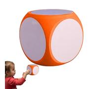 Dados De Cancelación En Seco De Espuma - Tuercas Grandes Para Niños Vacíos Grandes, Bloque Seco, Números Letras, Cubo De Mesa Blanca Clase, Juego, B