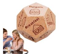Dados de citas para parejas: divertido juego de citas nocturnas, dados de decisión romántica, decidente de cena de madera | Selector de actividades misteriosas, experiencia de unión creativa, regalo