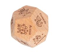 Dados de citas para parejas Juego De Madera Para Decidir Comida En Cita