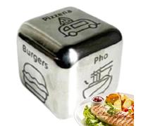Dados de comida para parejas,Dados de decisión alimentaria - Juegos de dados Qué cenar Dados de decisión para parejas,Romántico Él Su Cita Nocturna Idea Dados de comida para el Día de San Valentín Año