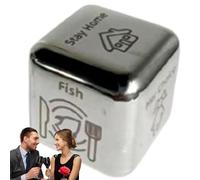 Dados de comida - Parejas What for Dinner Dice Games Date Night Decision Dice - Him Her Date Night Idea Meal Dice Food Decider Fun for Valentine's Day Birthday