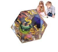 Dados de de dragón, dados poliédricos geniales - Mini dados de resina,Dados de resina poliédrica de múltiples caras, dados de globo ocular, dados de juego de rol, dados de juego, arenas movedizas, mul