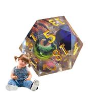 Dados de de dragón líquido, dados de resina de de dragón - Dice de s de resina de núcleo líquido - Accesorios de rápidos y efectos de juego, artesanías hechas a mano de múltiples lados para niñas para
