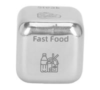 Dados de Decisión de Comida D1, Dados de Cena Sorpresa Portátiles de Acero Inoxidable de 6 Lados para Varias Ocasiones