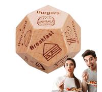 Dados de decisión para parejas, dados de decisión, regalos para amantes gourmet, parejas, dados de citas, divertidos regalos de citas para parejas, dados decisivos de cena con bonito patrón perfecto