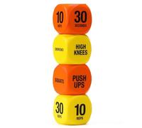 Dados De Ejercicio Físico Dados De Entrenamiento For Hombres 1 Par Juego De Dados De Ejercicio De 6 Caras Accesorios De Gimnasio Portátiles For Hombres Mujeres Sentadillas Push Up(Orange*2+Yellow*2)